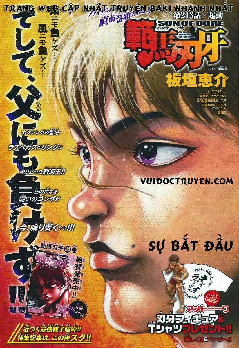 Baki – Son Of Ogre Chapter 213 trang 1