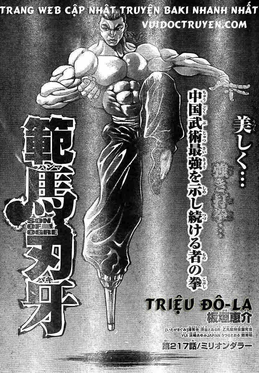 Baki – Son Of Ogre Chapter 217 trang 1