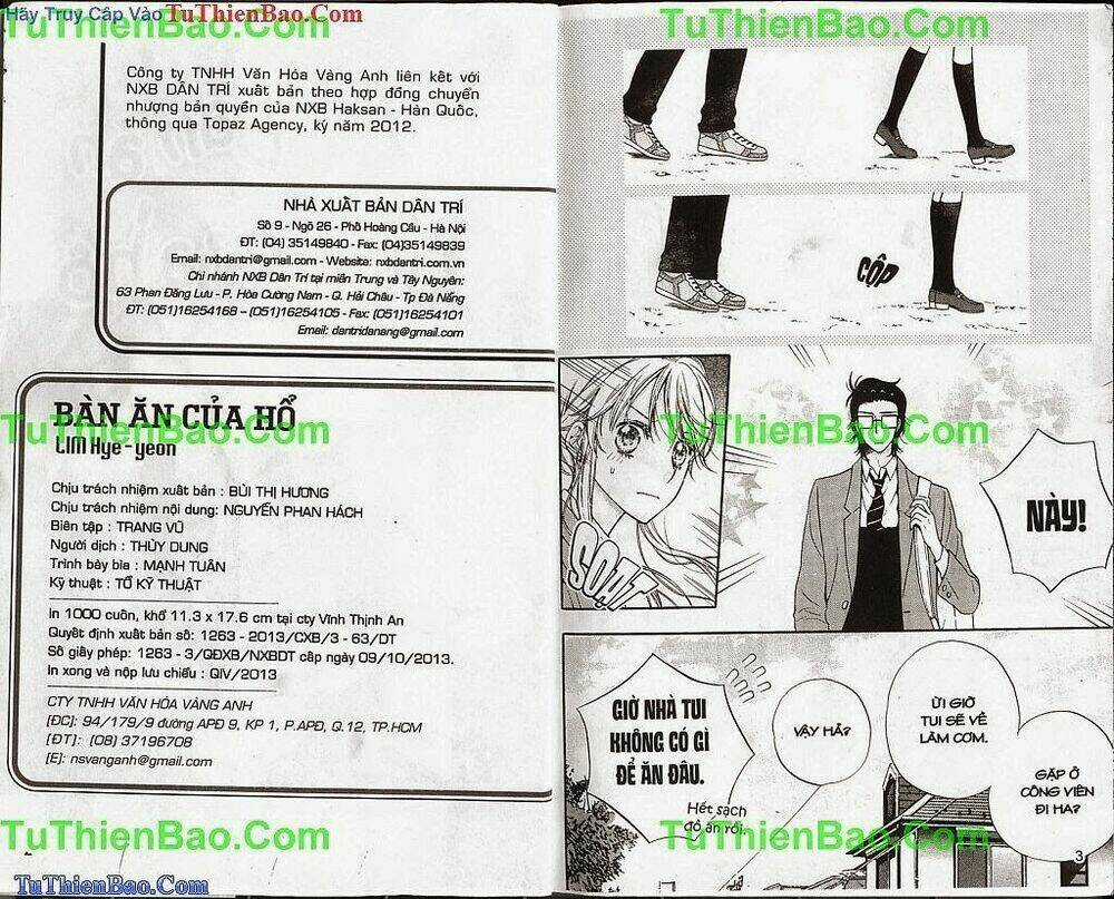 Bàn Ăn Của Hổ Chapter 3 trang 2