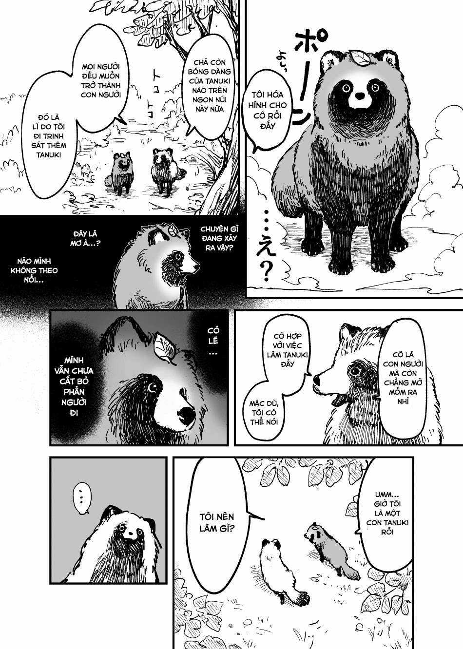 Bạn có muốn làm Tanuki không? Chapter 1 trang 3