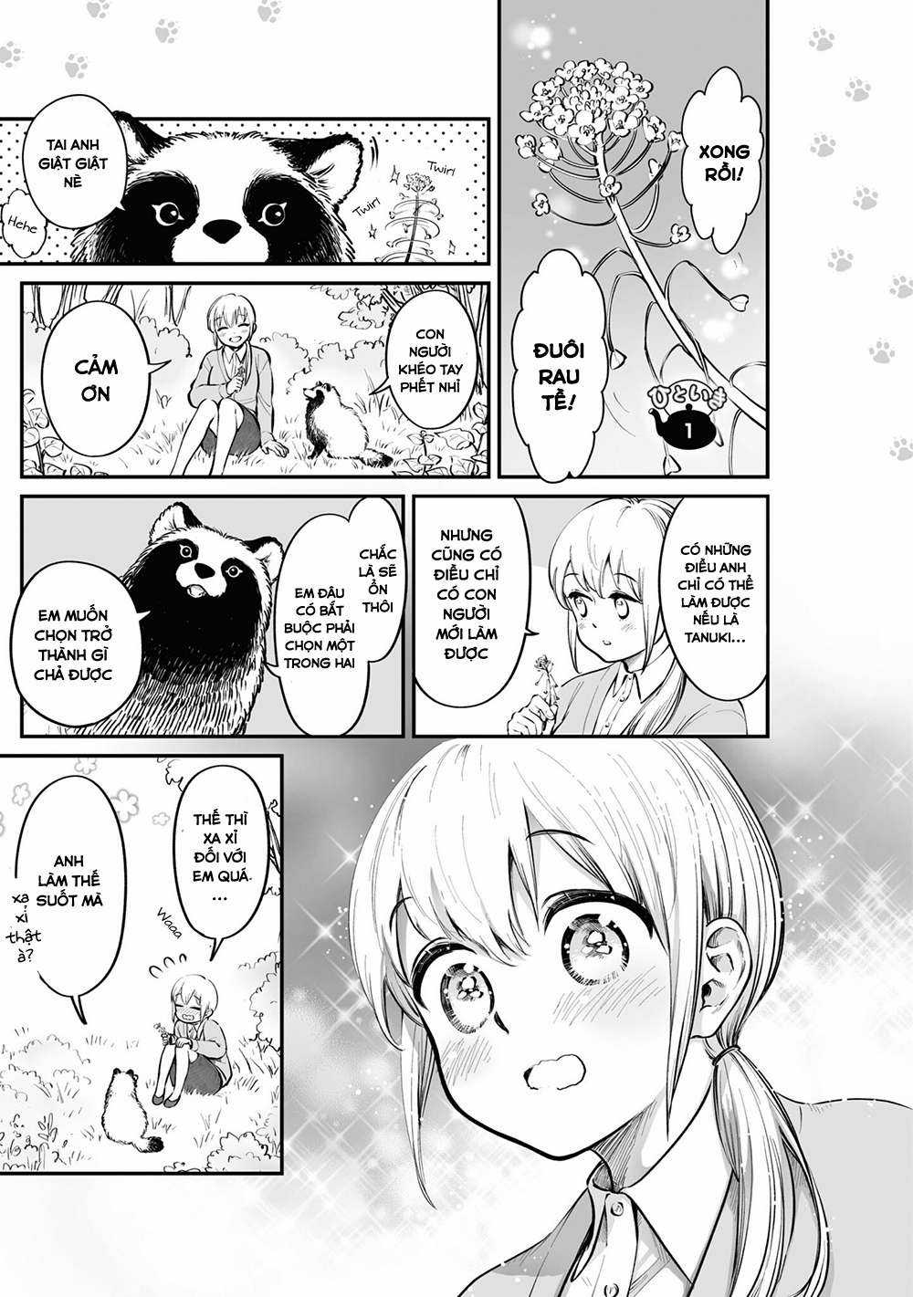 Bạn có muốn làm Tanuki không? Chapter 12.5 trang 4