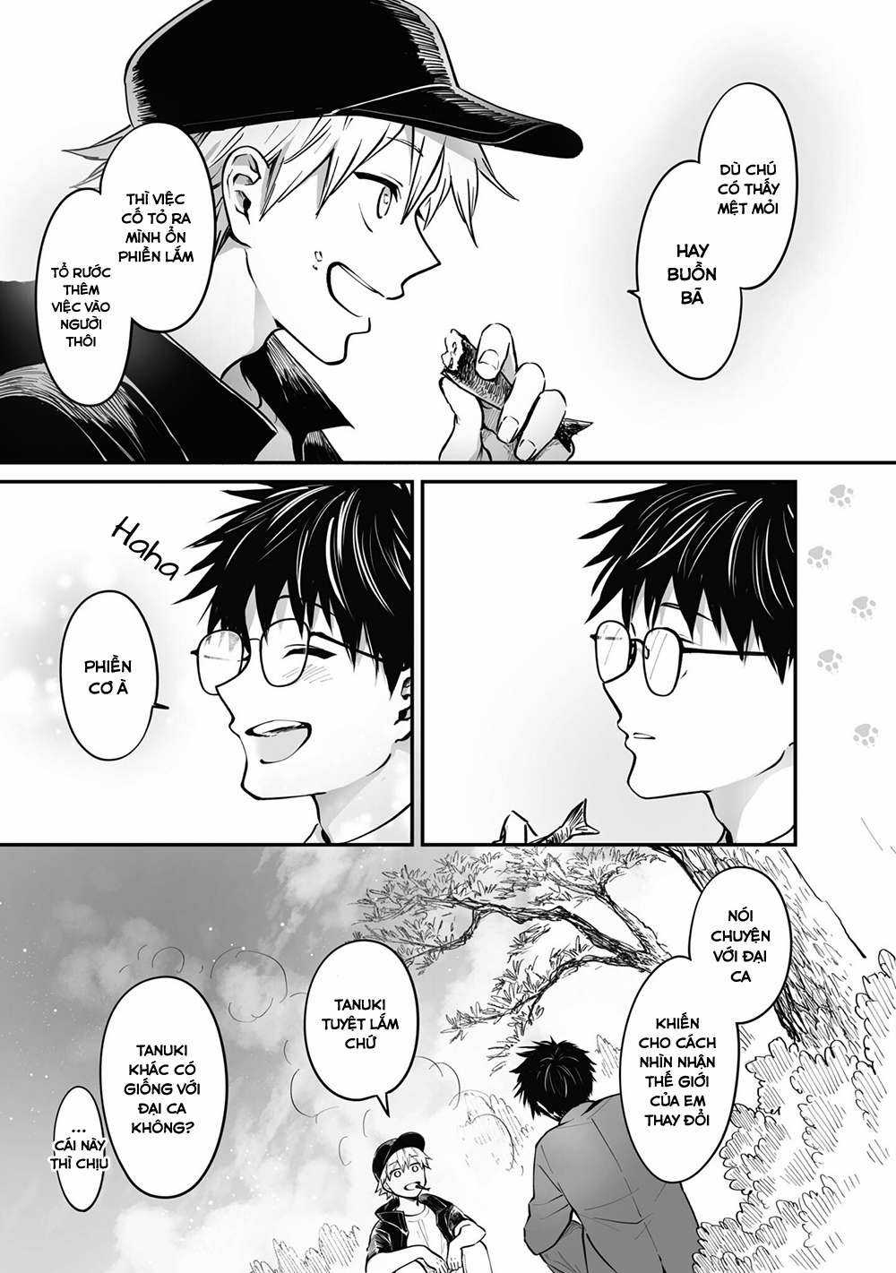 Bạn có muốn làm Tanuki không? Chapter 13.5 trang 2