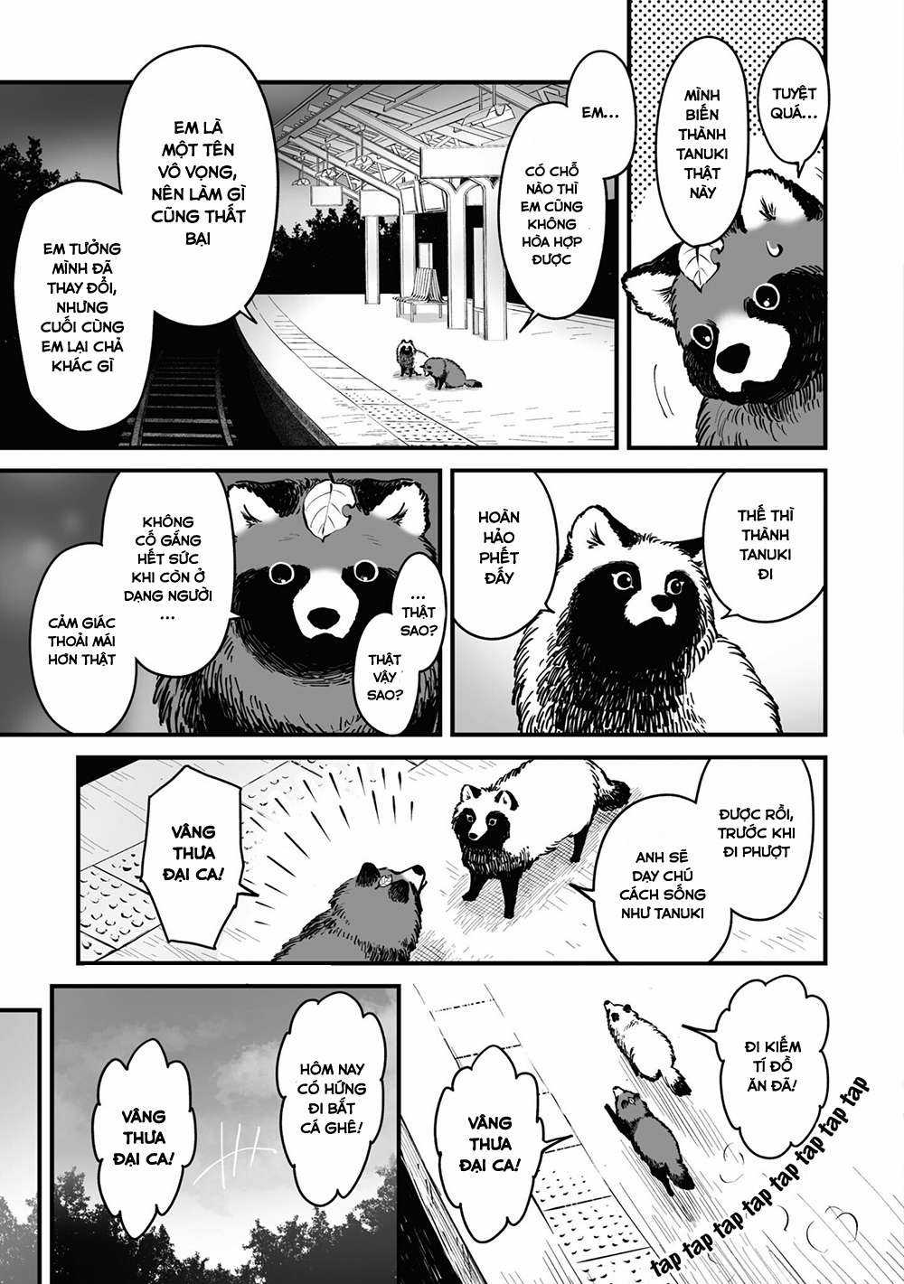 Bạn có muốn làm Tanuki không? Chapter 13 trang 3