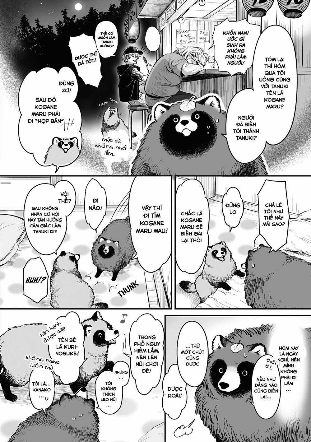 Bạn có muốn làm Tanuki không? Chapter 15 trang 2
