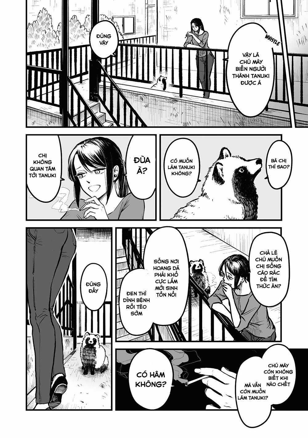 Bạn có muốn làm Tanuki không? Chapter 5 trang 2
