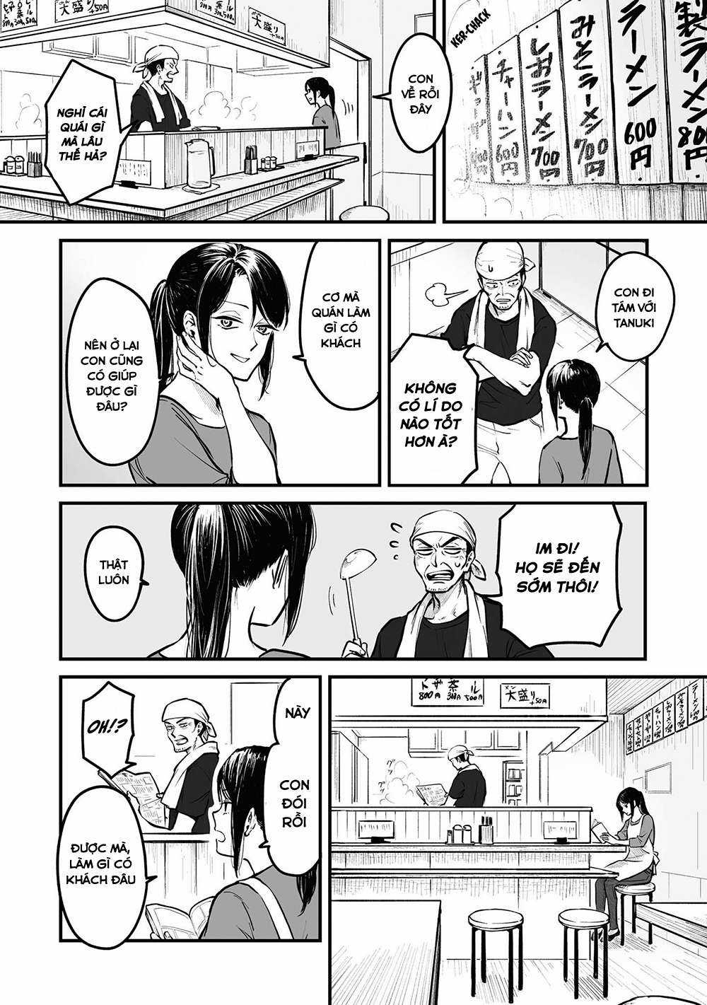 Bạn có muốn làm Tanuki không? Chapter 5 trang 4