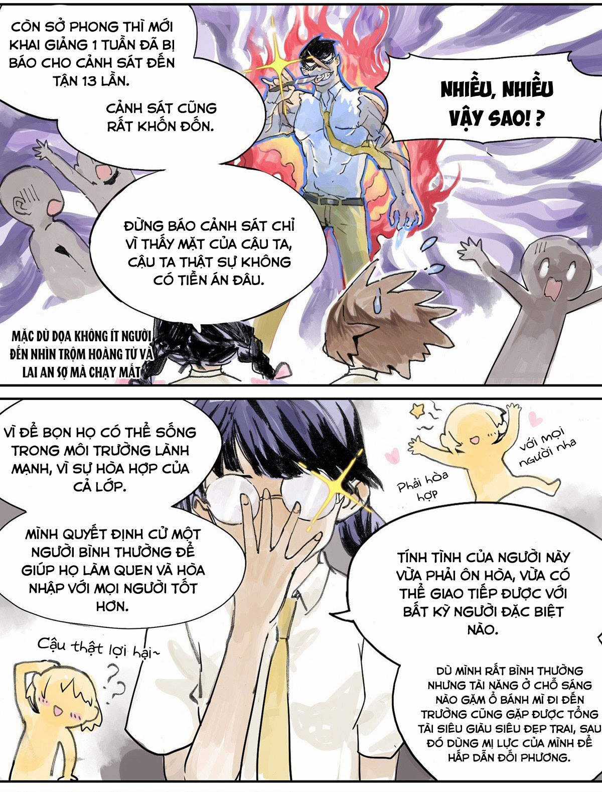 Bạn cùng lớp tôi thật kỳ lạ Chapter 7 trang 8