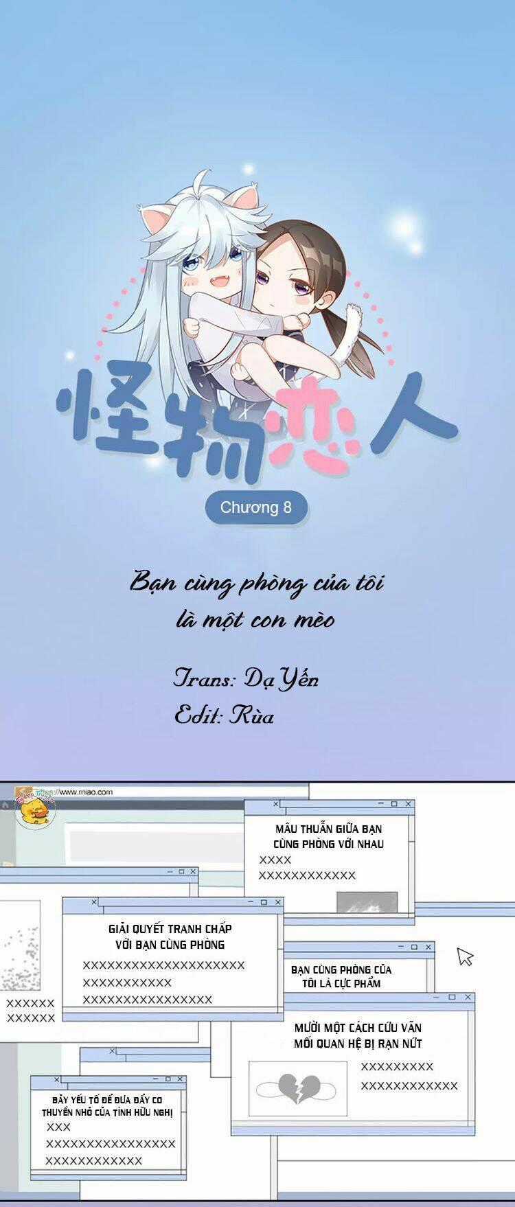 Bạn Trai Là Quái Vật Chapter 8 trang 1