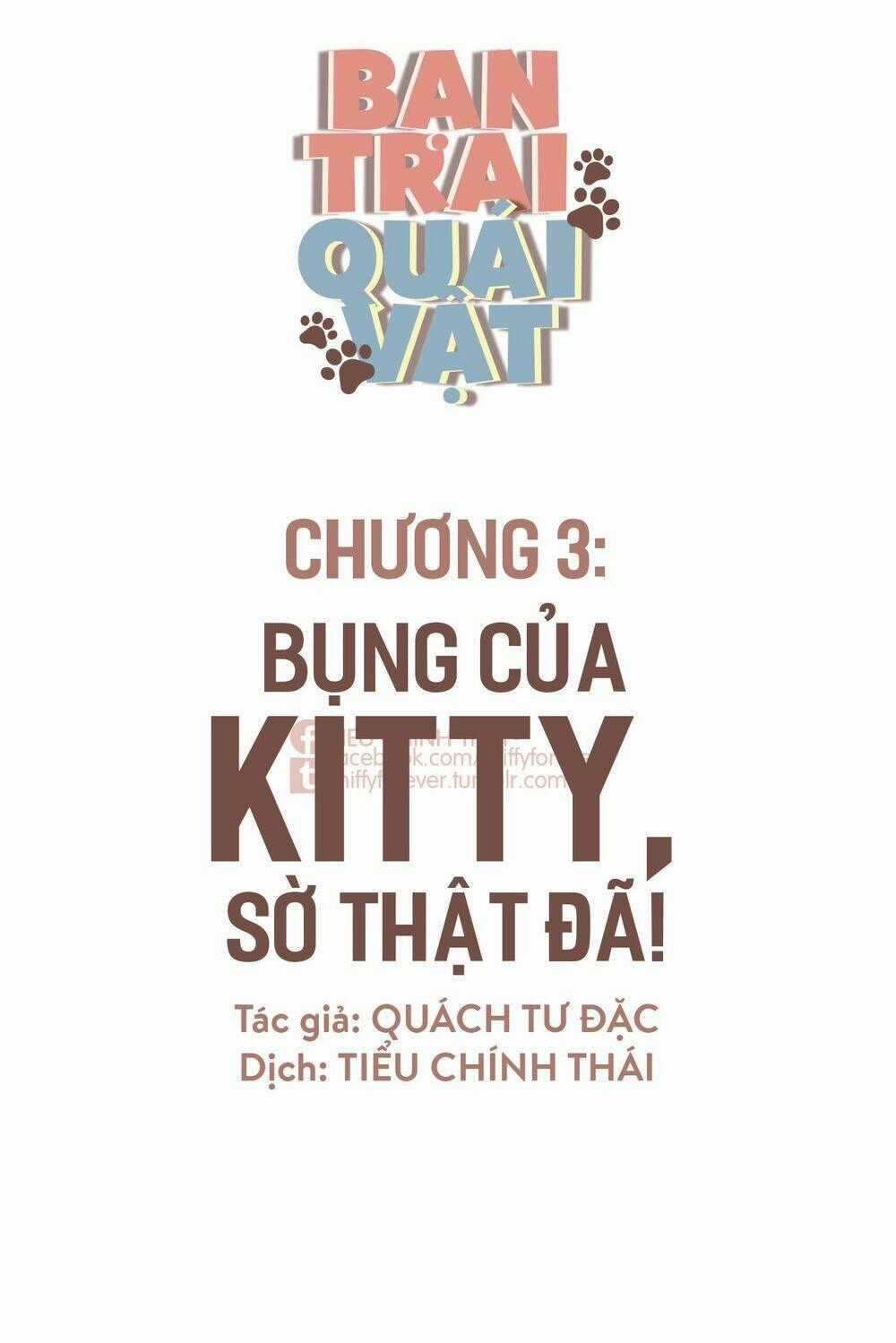 Bạn Trai Quái Vật Chapter 3 trang 0