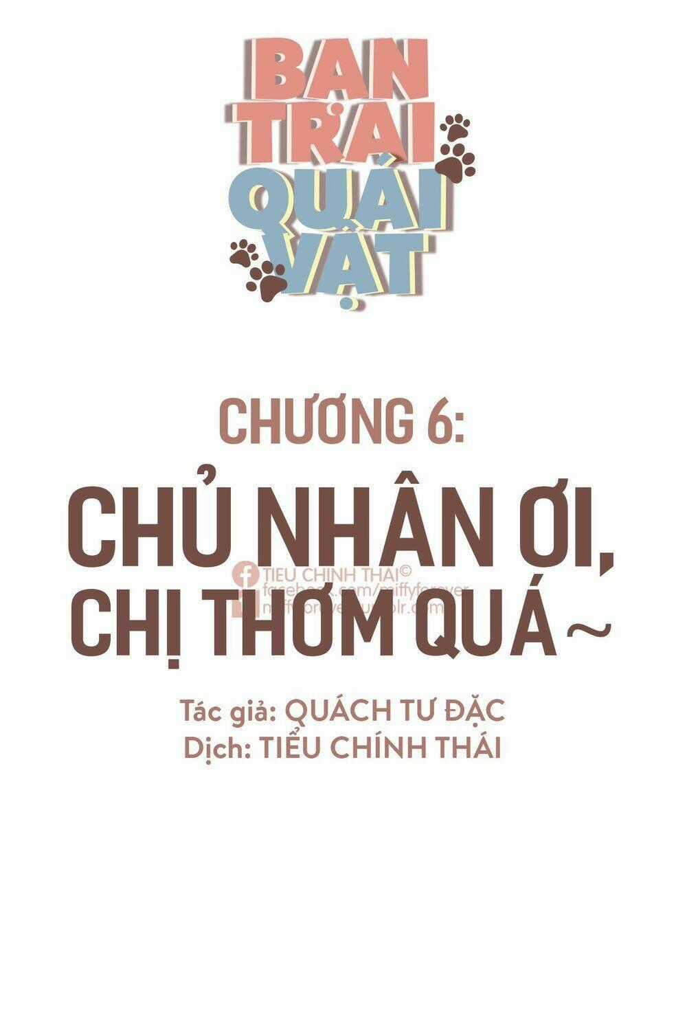 Bạn Trai Quái Vật Chapter 6 trang 0