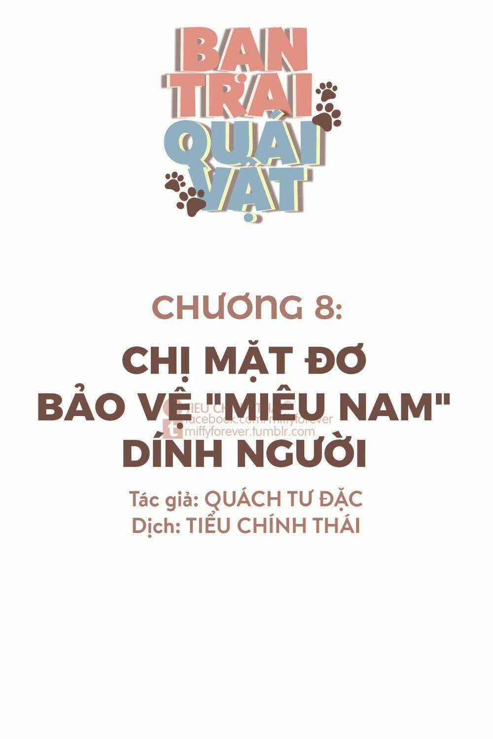 Bạn Trai Quái Vật Chapter 8 trang 0