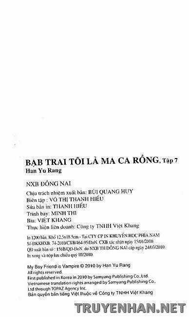 Bạn Trai Tôi Là Ma Cà Rồng Chapter 45 trang 22
