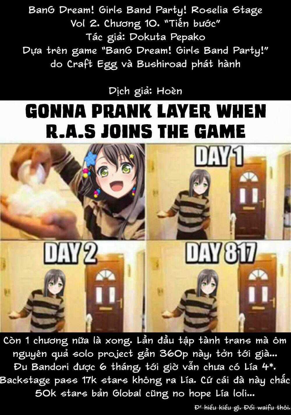 Bang Dream! Girls Band Party! Roselia Stage Chapter 10 trang 31