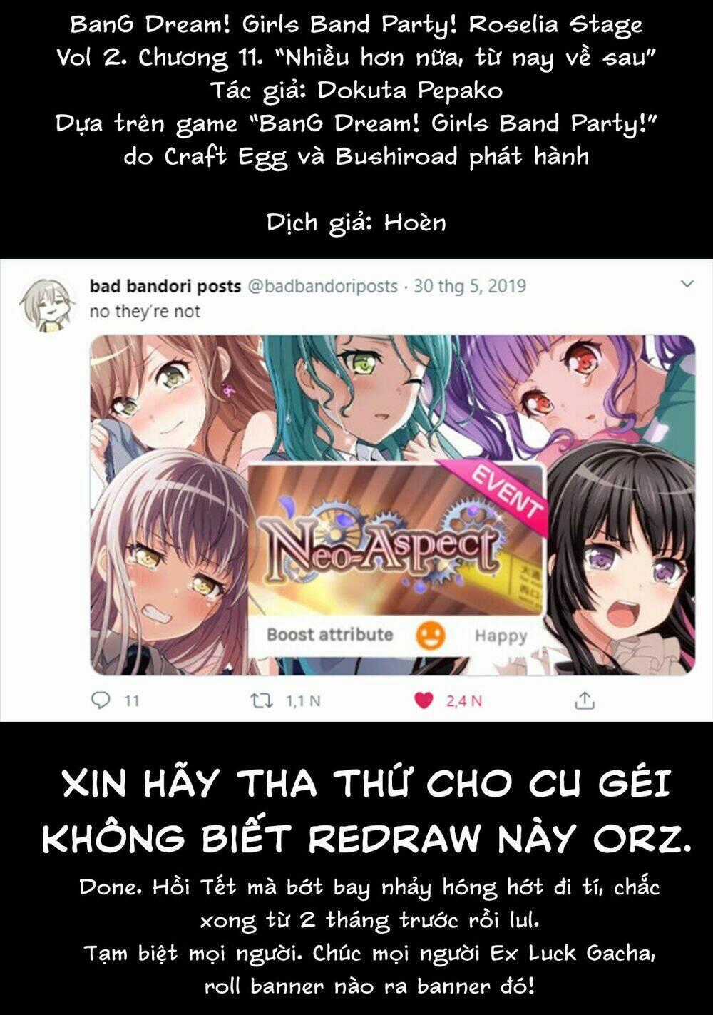 Bang Dream! Girls Band Party! Roselia Stage Chapter 11 trang 29