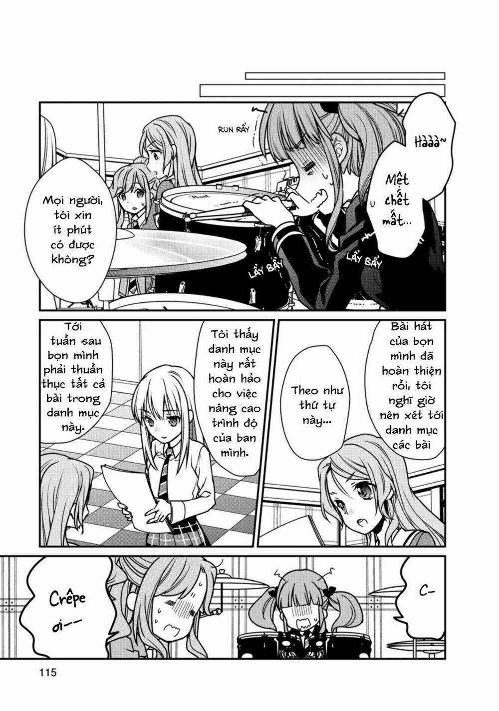 Bang Dream! Girls Band Party! Roselia Stage Chapter 3 trang 14