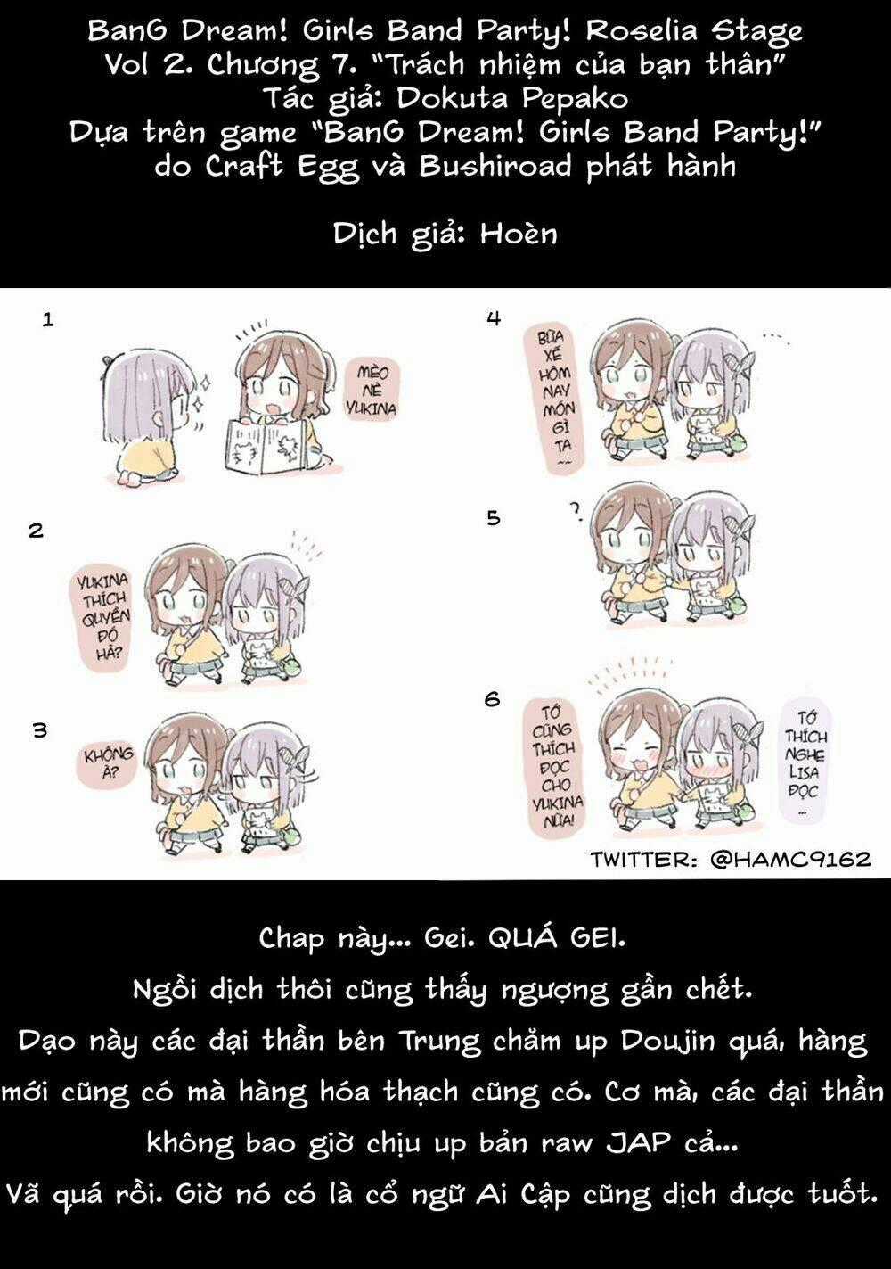 Bang Dream! Girls Band Party! Roselia Stage Chapter 8 trang 35