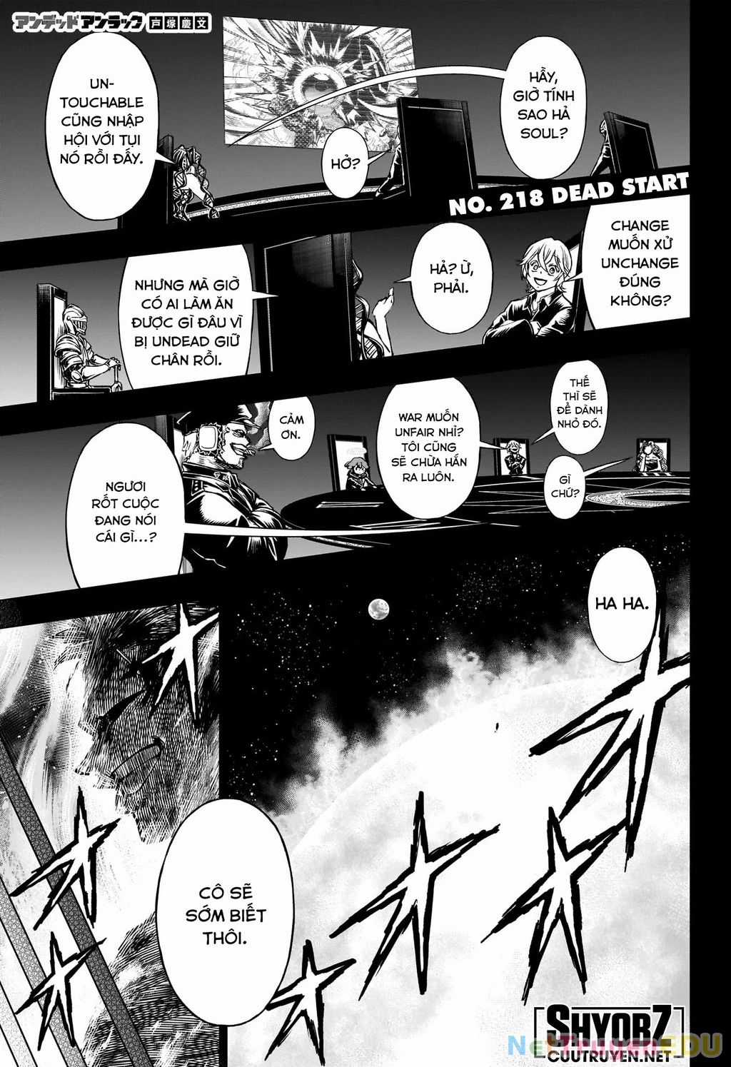 Bất Hạnh Và Bất Tử Chương 218 trang 3