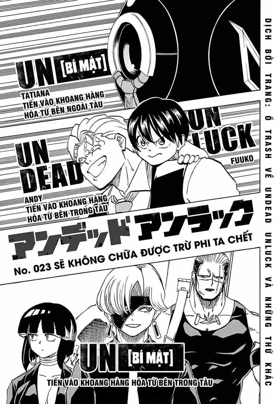 Bất Hạnh Và Bất Tử Chương 23 trang 1