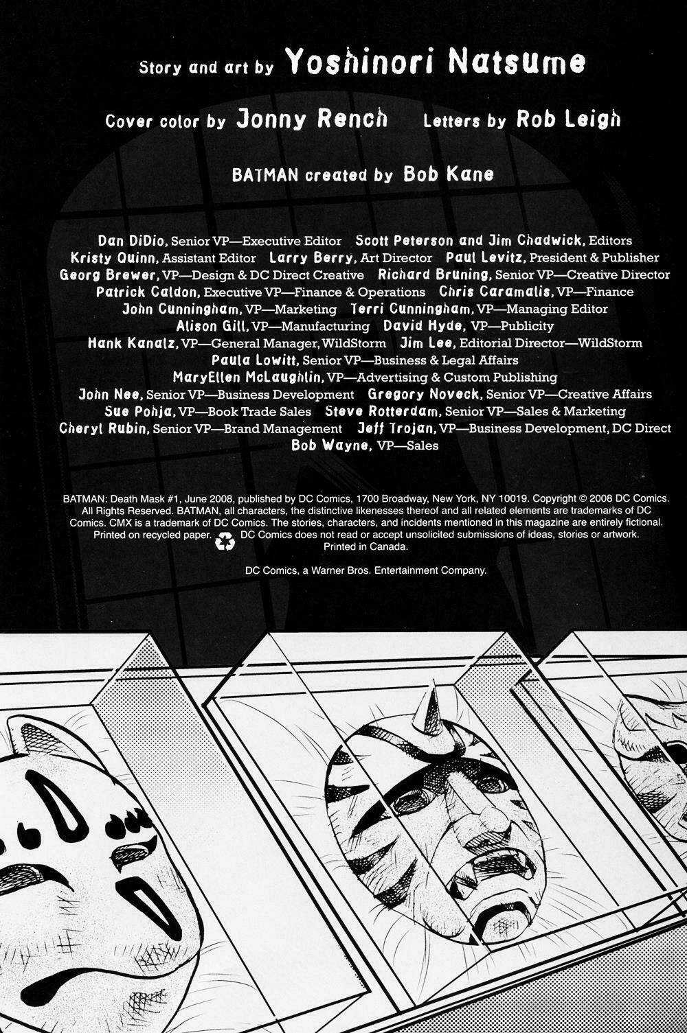 Batman - Mặt Nạ Chết Chapter 1 trang 2