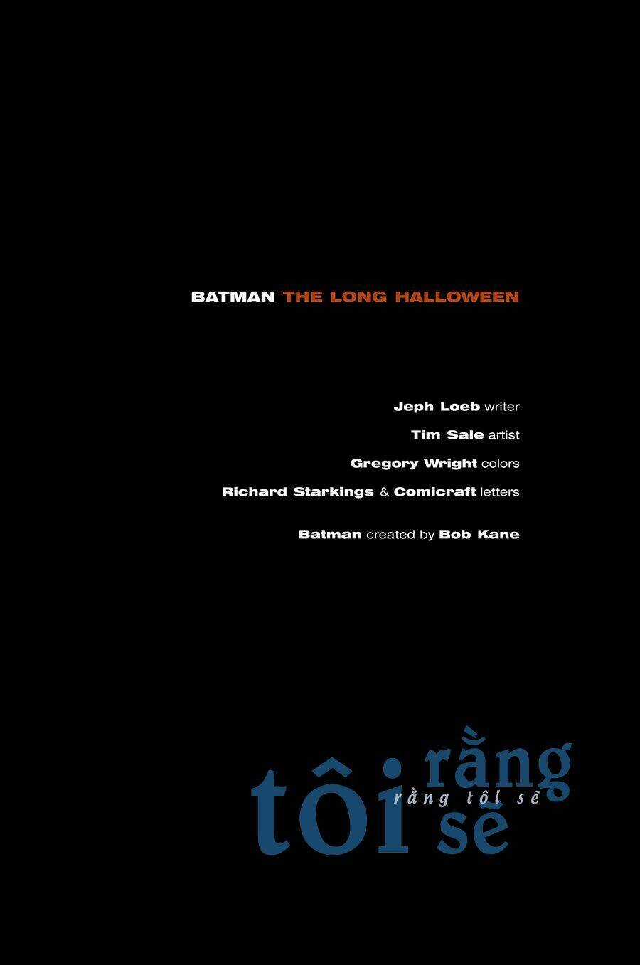 Batman: The Long Halloween Chapter 1 trang 3