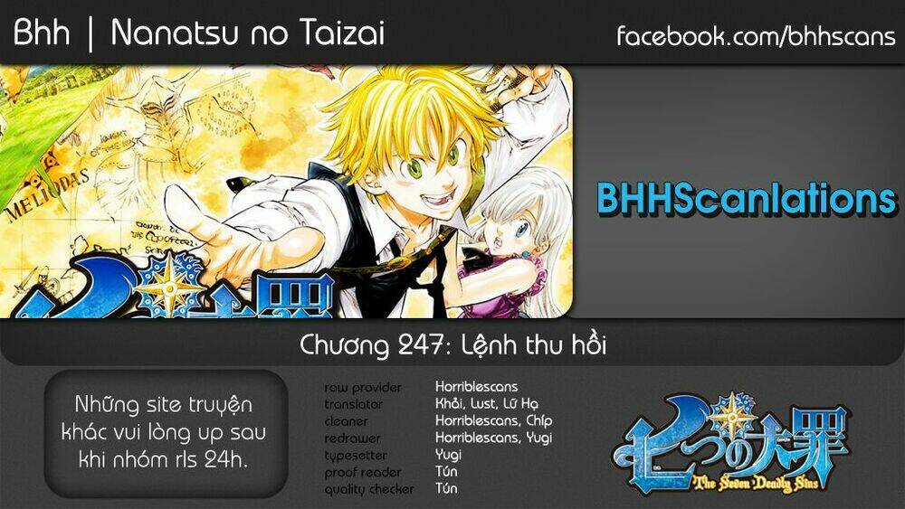 Bảy Đại Ác Nhân Chapter 247 trang 0