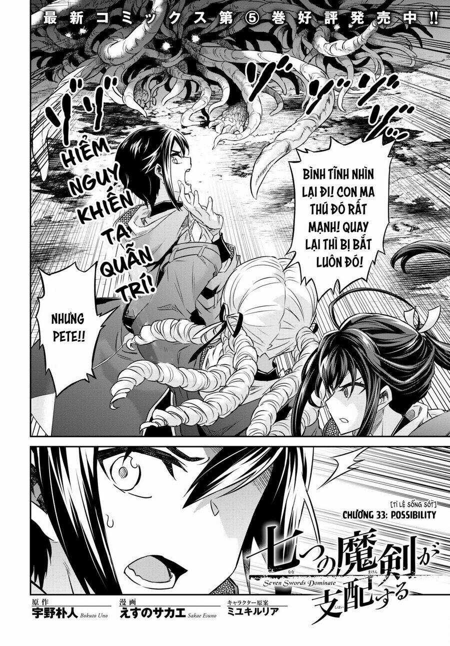 Bảy Thanh Kiếm Thống Trị Thế Giới Chapter 33 trang 2