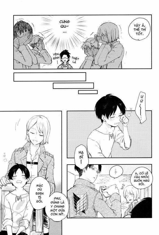 Bé Eren mất ngủ và hạ sĩ khó tính Chapter 0 trang 16