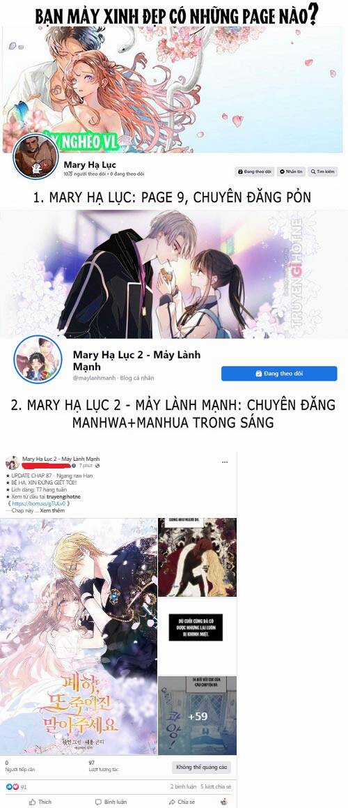 Bệ Hạ, Xin Đừng Giết Thần Nữa! Chapter 87.1 trang 1