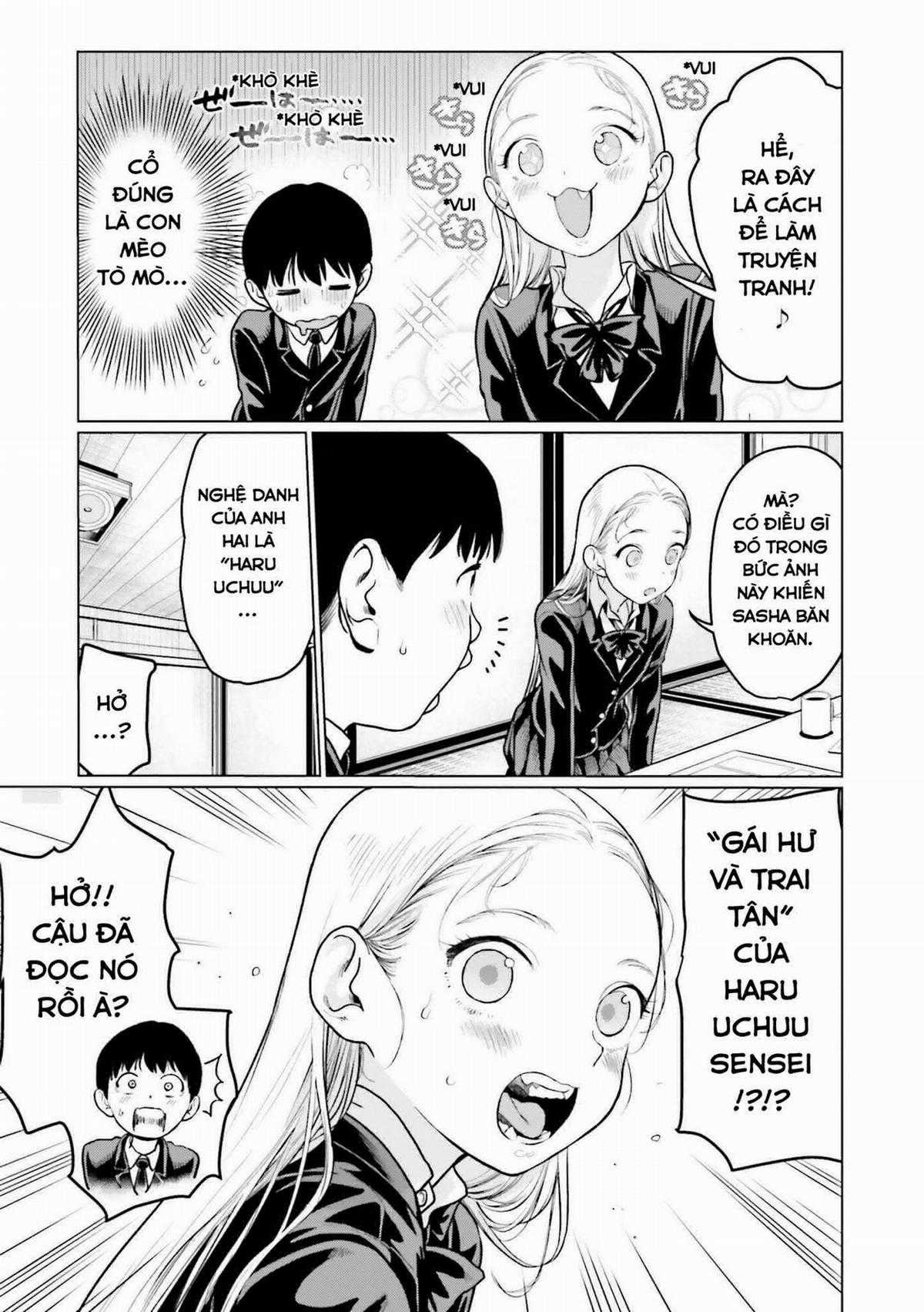 Bé Sơ Trung Sasha Và Thằng Bạn Otaku Cùng Lớp Chapter 22.5 trang 6