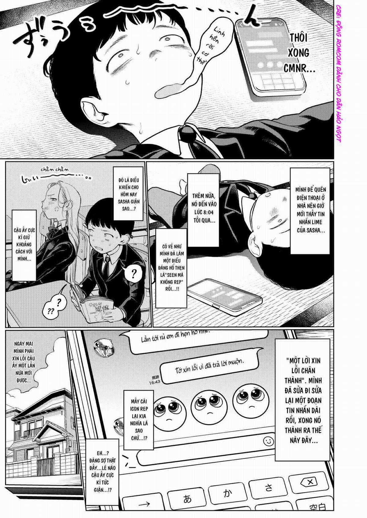 Bé Sơ Trung Sasha Và Thằng Bạn Otaku Cùng Lớp Chapter 22 trang 2