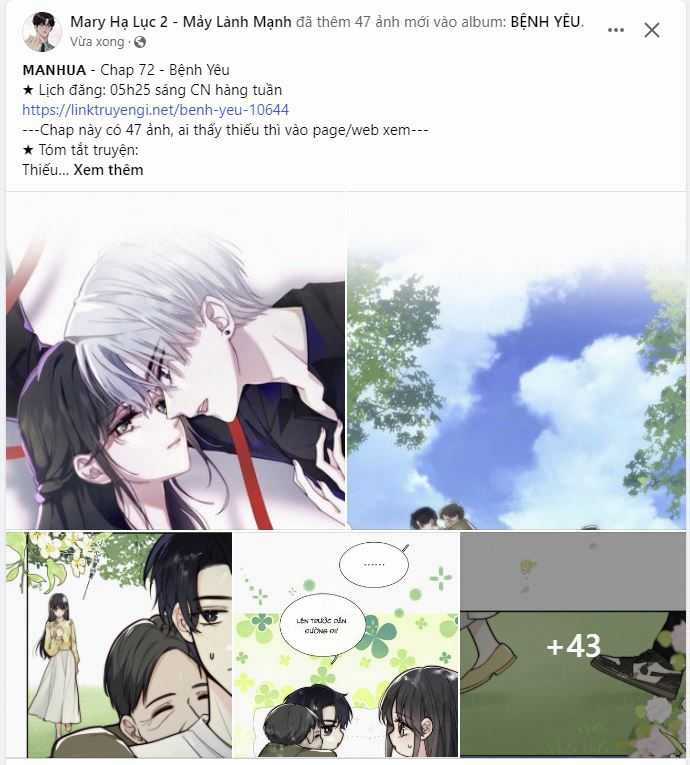 Bệnh Yêu Chapter 72.1 trang 1