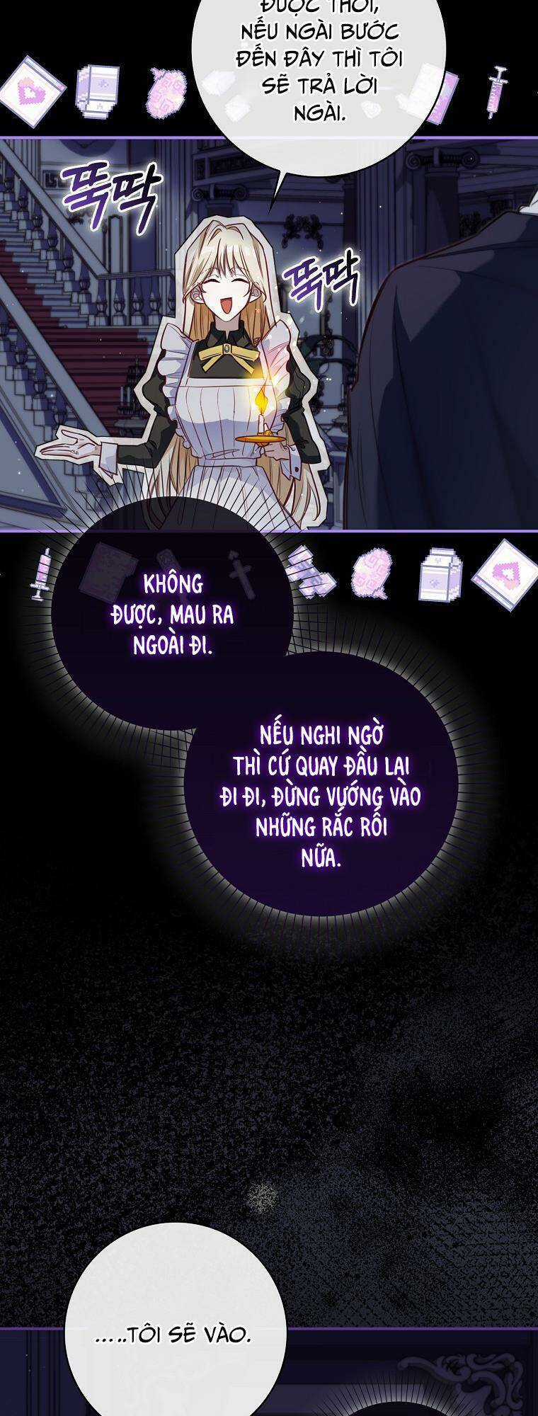 Bị Giam Cầm Với Nam Chính Trong Trò Chơi Kinh Dị Chapter 1 trang 32