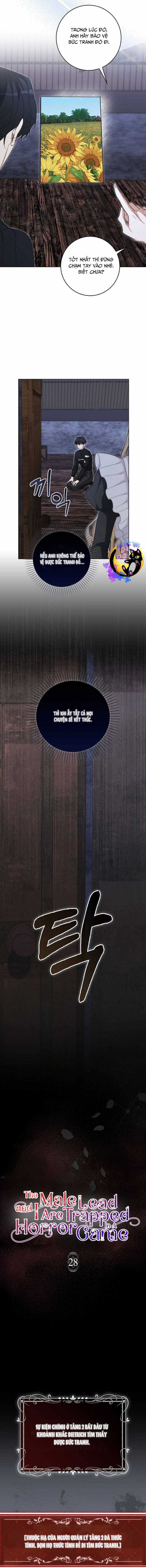 Bị Giam Cầm Với Nam Chính Trong Trò Chơi Kinh Dị Chapter 28 trang 9