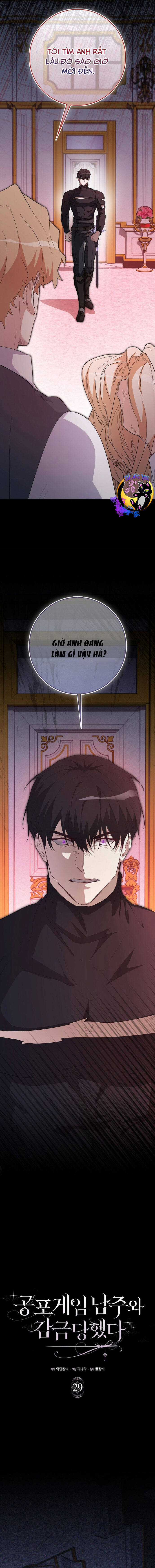 Bị Giam Cầm Với Nam Chính Trong Trò Chơi Kinh Dị Chapter 29 trang 3