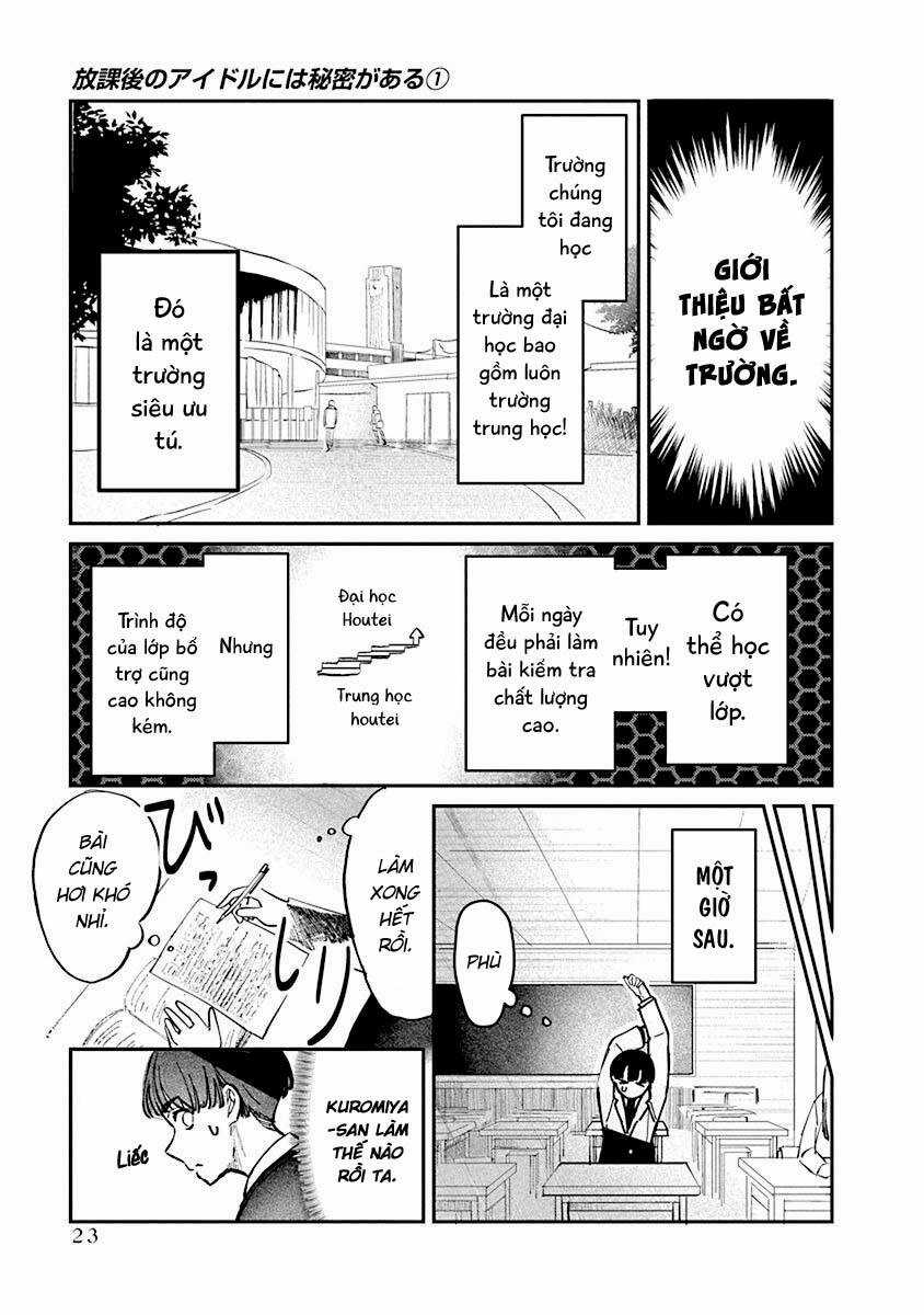 Bí Mật Của Idol, Sau Giờ Học Chapter 1 trang 21