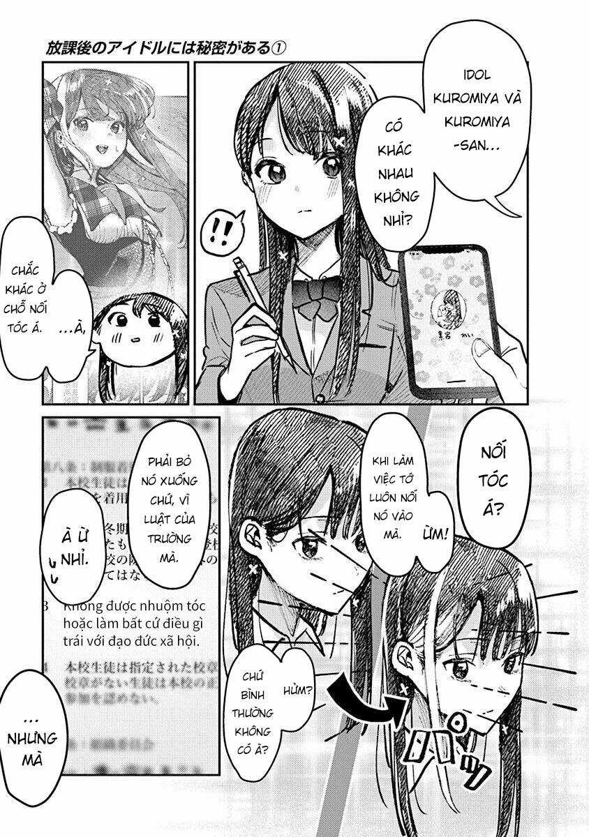 Bí Mật Của Idol, Sau Giờ Học Chapter 4 trang 9