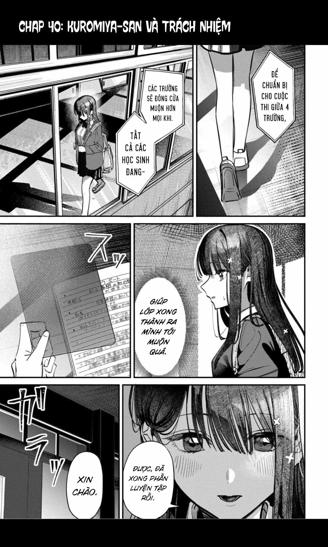 Bí Mật Của Idol, Sau Giờ Học Chapter 40 trang 2