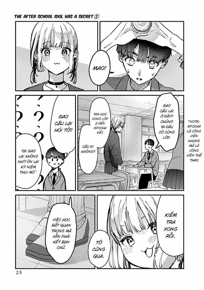 Bí Mật Của Idol, Sau Giờ Học Chapter 9 trang 3