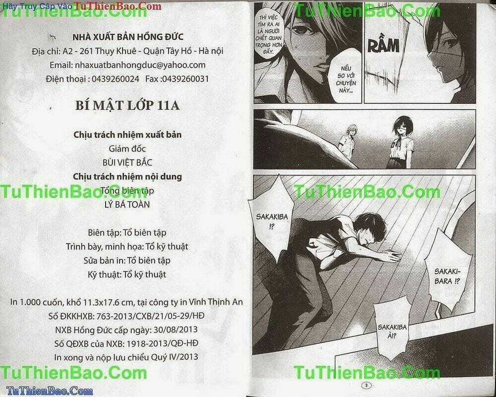 Bí Mật Lớp 11A Chapter 5 trang 1