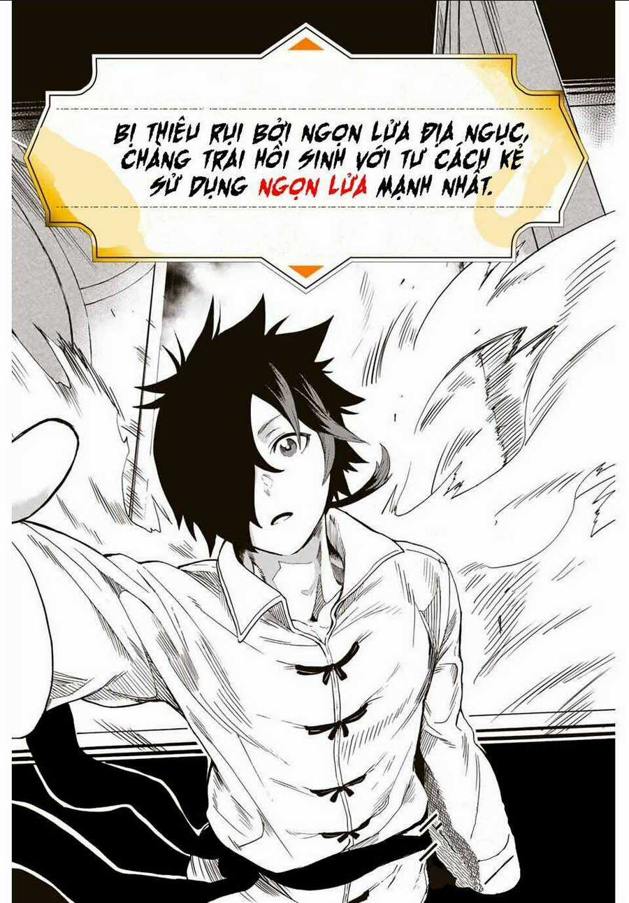 Bị Thiêu Rụi Bởi Ngọn Lửa Địa Ngục, Hồi Sinh Với Tư Cách Hoả Thuật Sư Mạnh Nhất Chapter 1 trang 2