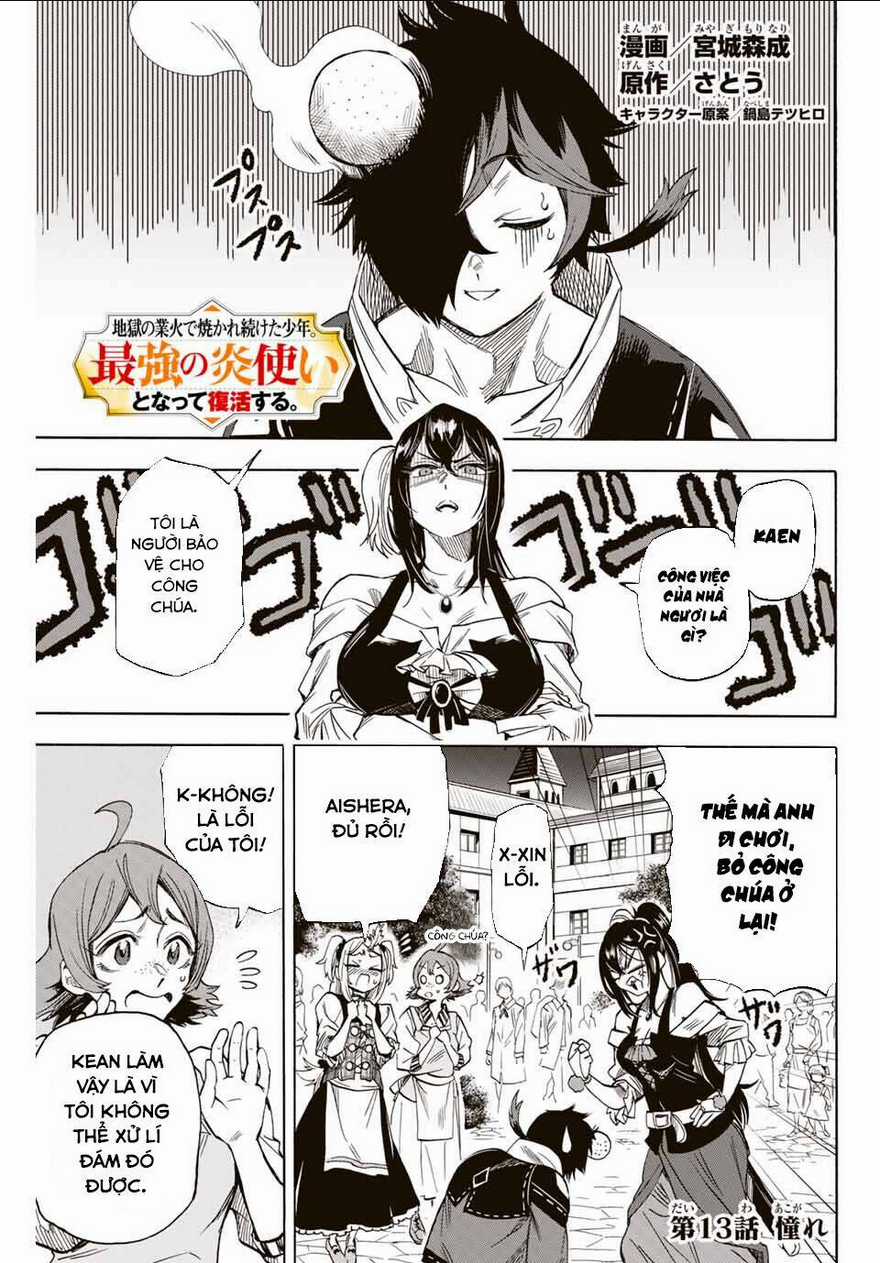 Bị Thiêu Rụi Bởi Ngọn Lửa Địa Ngục, Hồi Sinh Với Tư Cách Hoả Thuật Sư Mạnh Nhất Chapter 13 trang 3