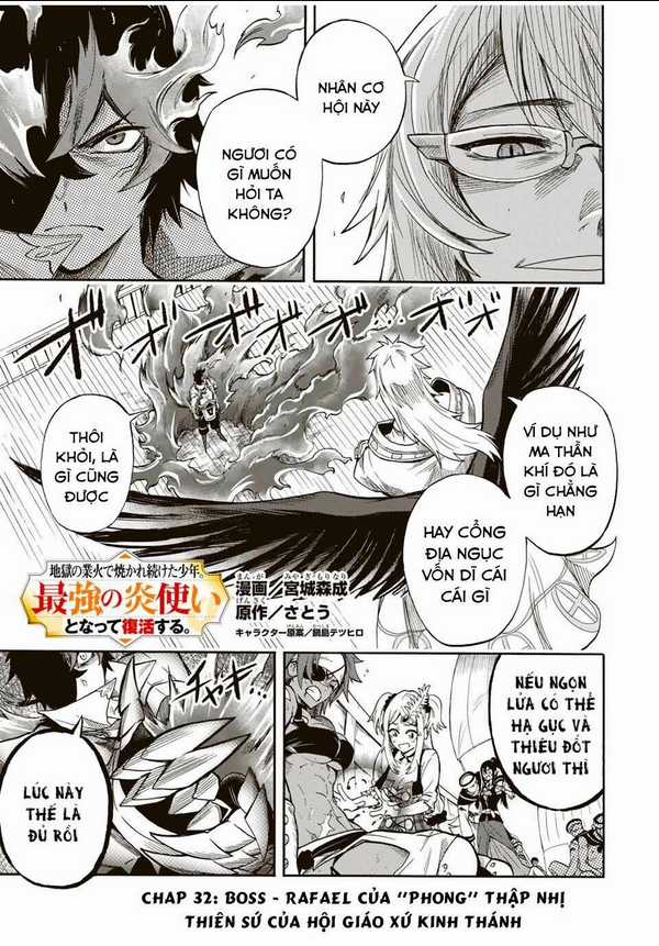 Bị Thiêu Rụi Bởi Ngọn Lửa Địa Ngục, Hồi Sinh Với Tư Cách Hoả Thuật Sư Mạnh Nhất Chapter 32 trang 2