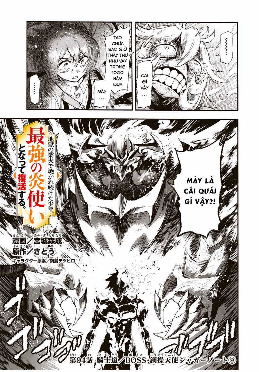 Bị Thiêu Rụi Bởi Ngọn Lửa Địa Ngục, Hồi Sinh Với Tư Cách Hoả Thuật Sư Mạnh Nhất Chapter 94 trang 2