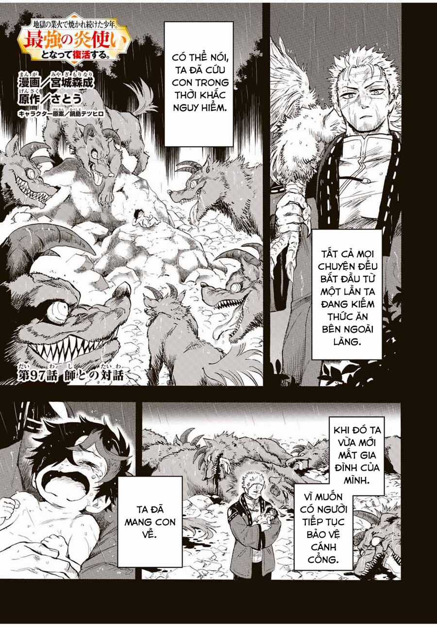 Bị Thiêu Rụi Bởi Ngọn Lửa Địa Ngục, Hồi Sinh Với Tư Cách Hoả Thuật Sư Mạnh Nhất Chapter 97 trang 3