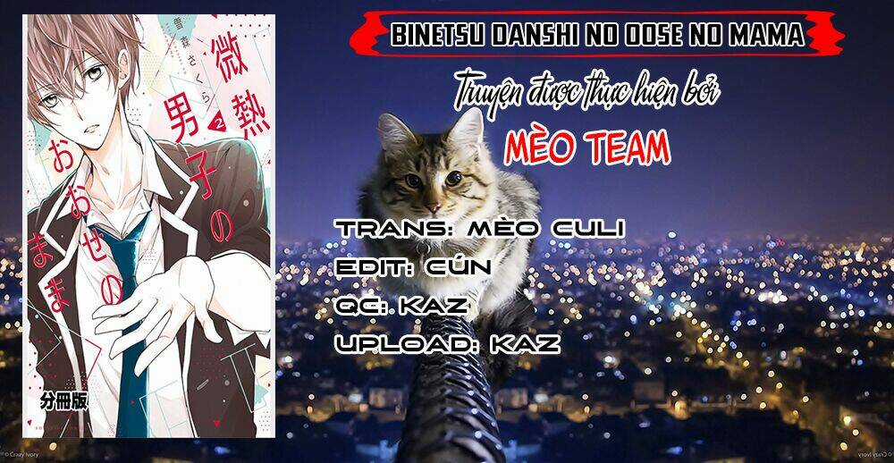 Binetsu Danshi No Oose No Mama Chapter 5 trang 2