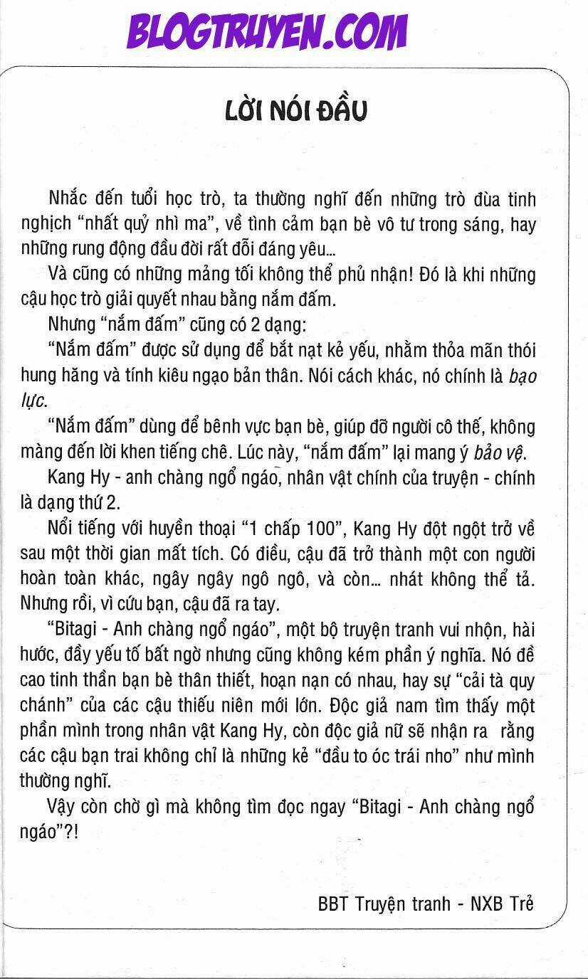 Bitagi - Anh Chàng Ngổ Ngáo Chapter 8 trang 2