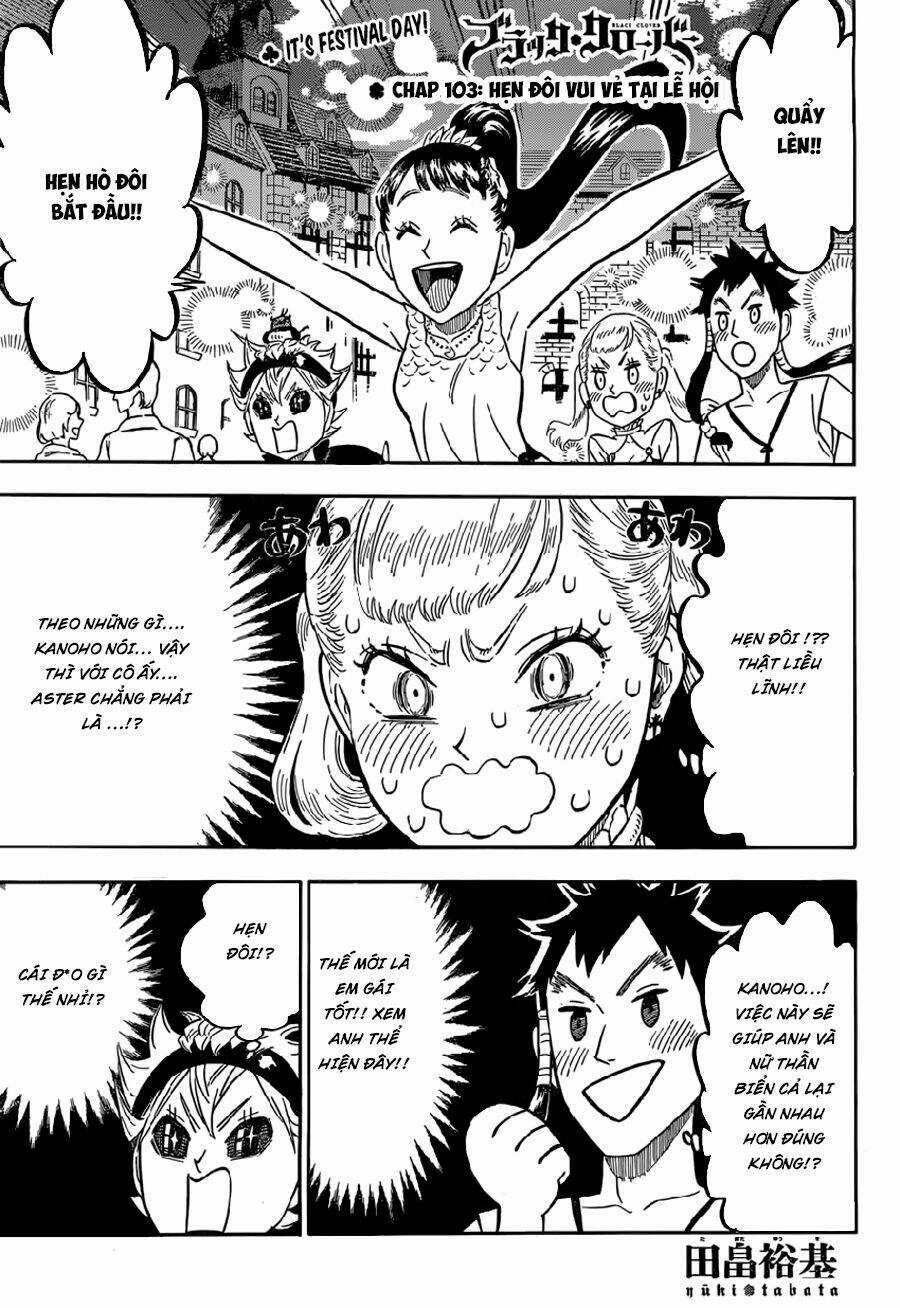 Black Clover - Pháp Sư Không Phép Thuật Chapter 103 trang 1