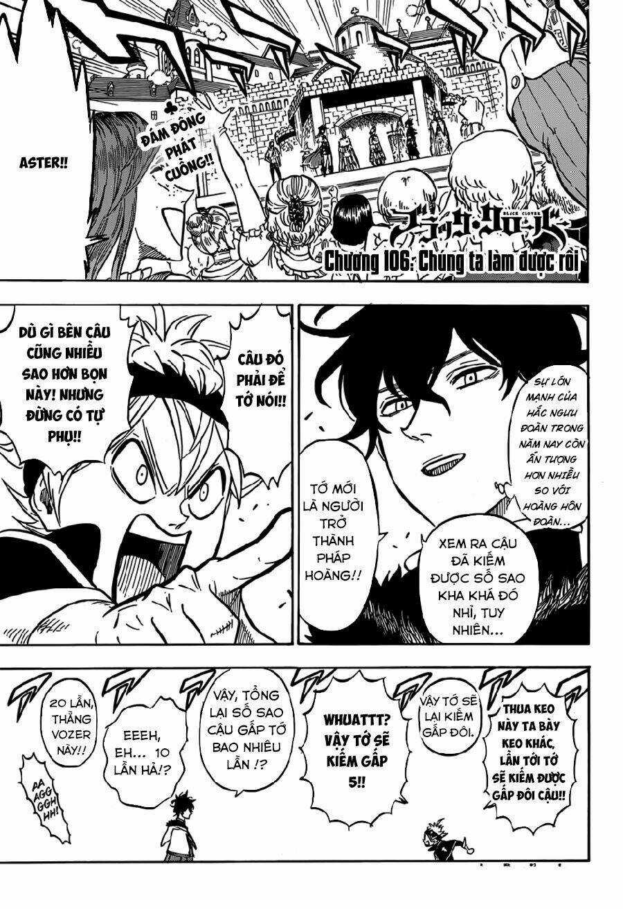 Black Clover - Pháp Sư Không Phép Thuật Chapter 106 trang 1