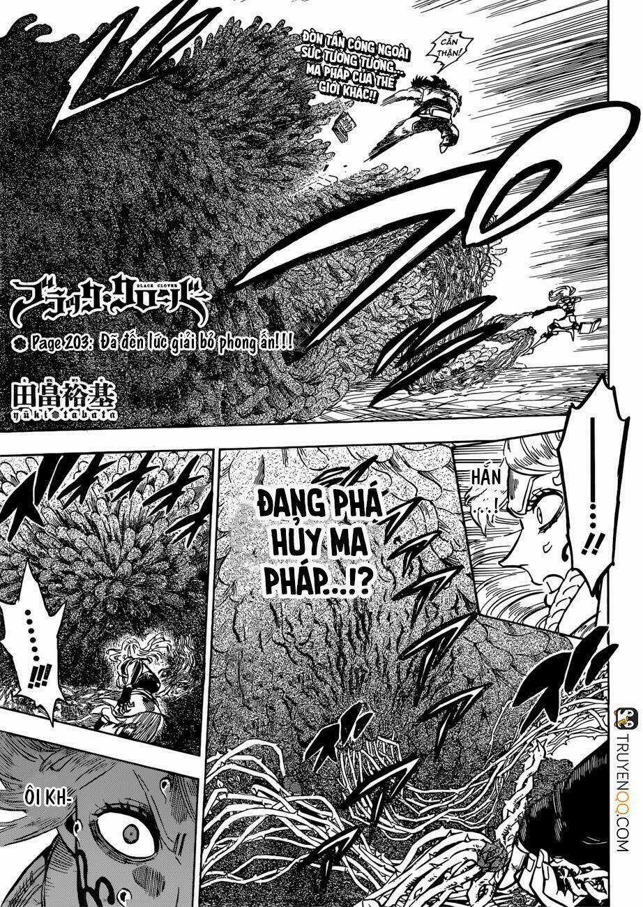 Black Clover - Pháp Sư Không Phép Thuật Chapter 203 trang 1