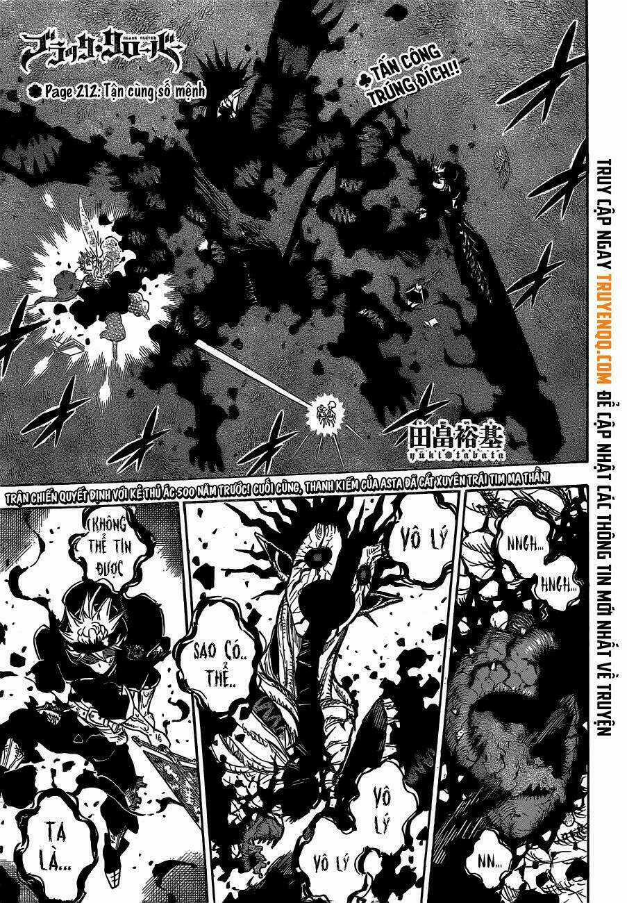 Black Clover - Pháp Sư Không Phép Thuật Chapter 212 trang 1